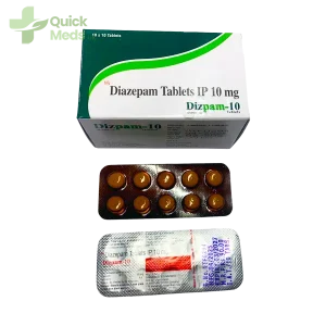 Diazepam Tablets IP 10mg by Dizpam (Dizpam-10)