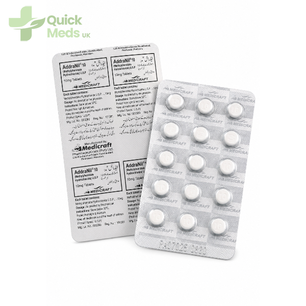ADHD treatment for adults - Ritalin 10mg