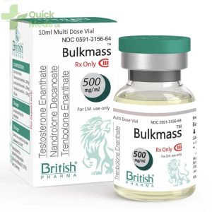 Bulkmass 500 by British Pharma vial and box